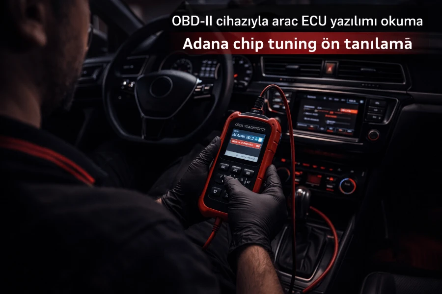 OBD-II cihazıyla araç ECU yazılımı okuma – Adana chip tuning ön tanılama